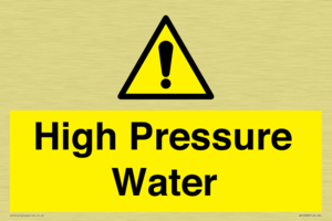 High Pressure Water